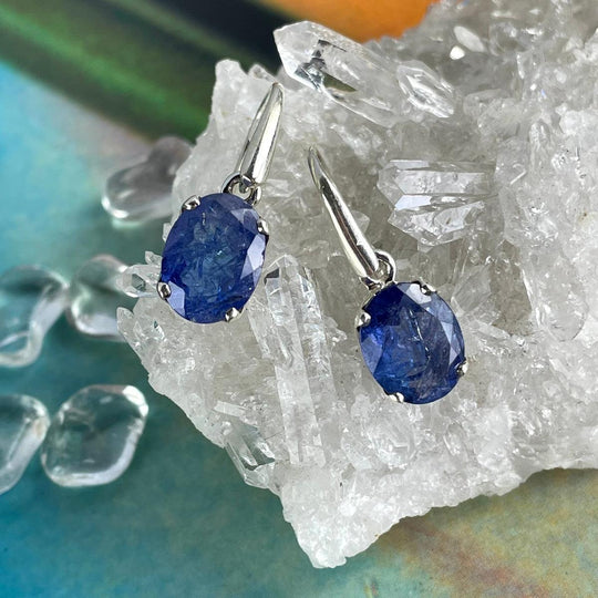 Tanzanite Oval Earrings