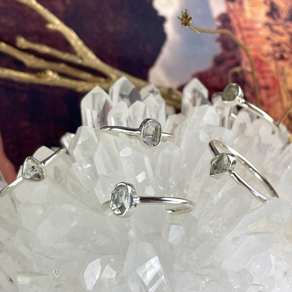 Herkimer Diamond Sterling Silver Ring