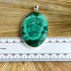 Oval Malachite Pendant