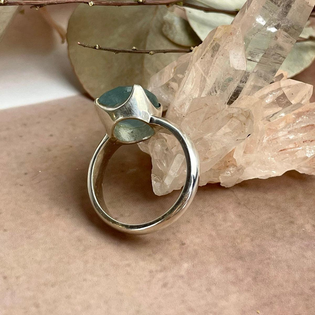 Small Size Aquamarine Ring