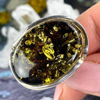 Small Band Size Amber Ring
