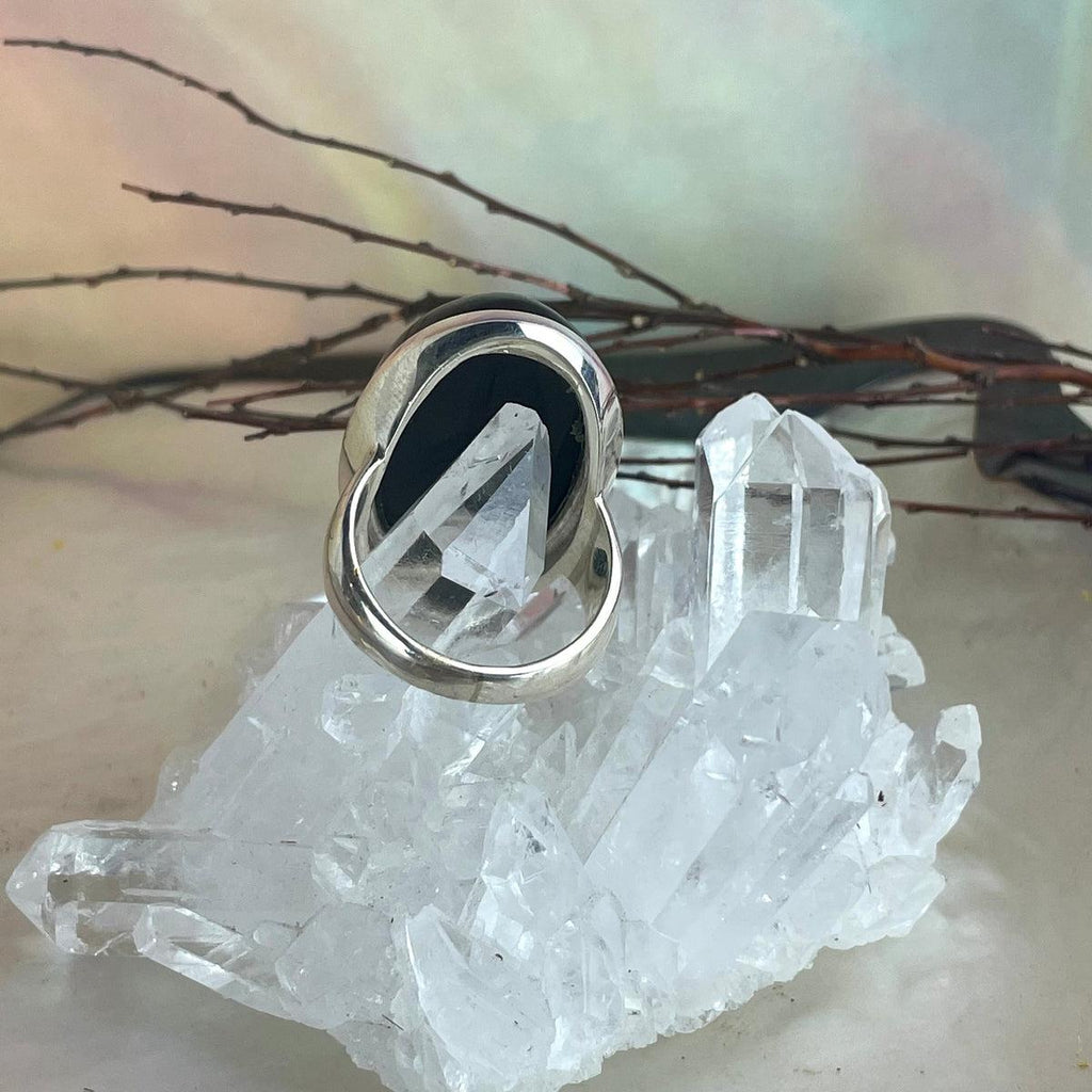 Rainbow Obsidian Assorted Shape Rings