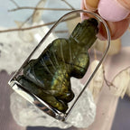 Labradorite Crystal Pendant