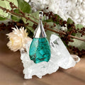 Chrysocolla Malachite Drop Pendant