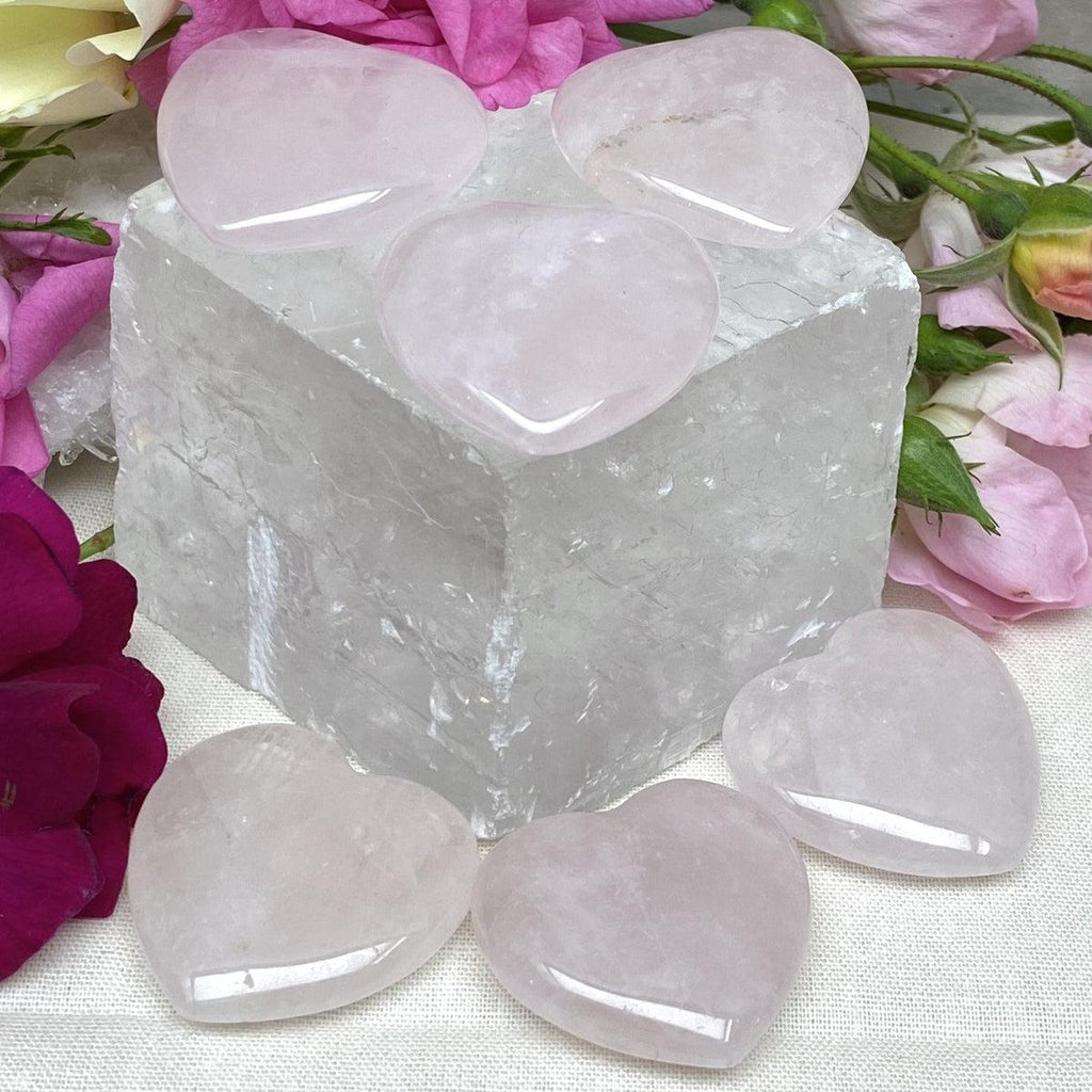 Pale Pink Crystal Heart
