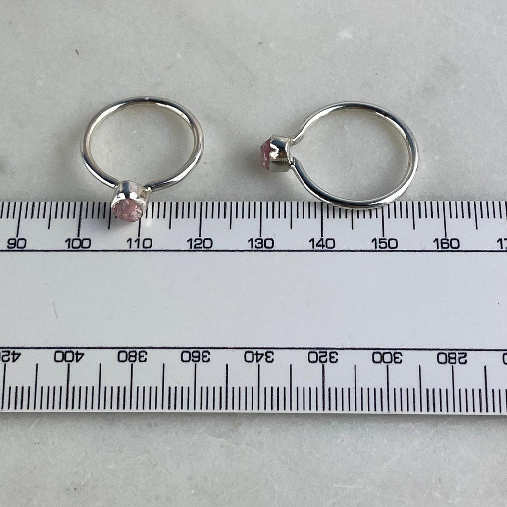 Rose Quartz Stackable Ring