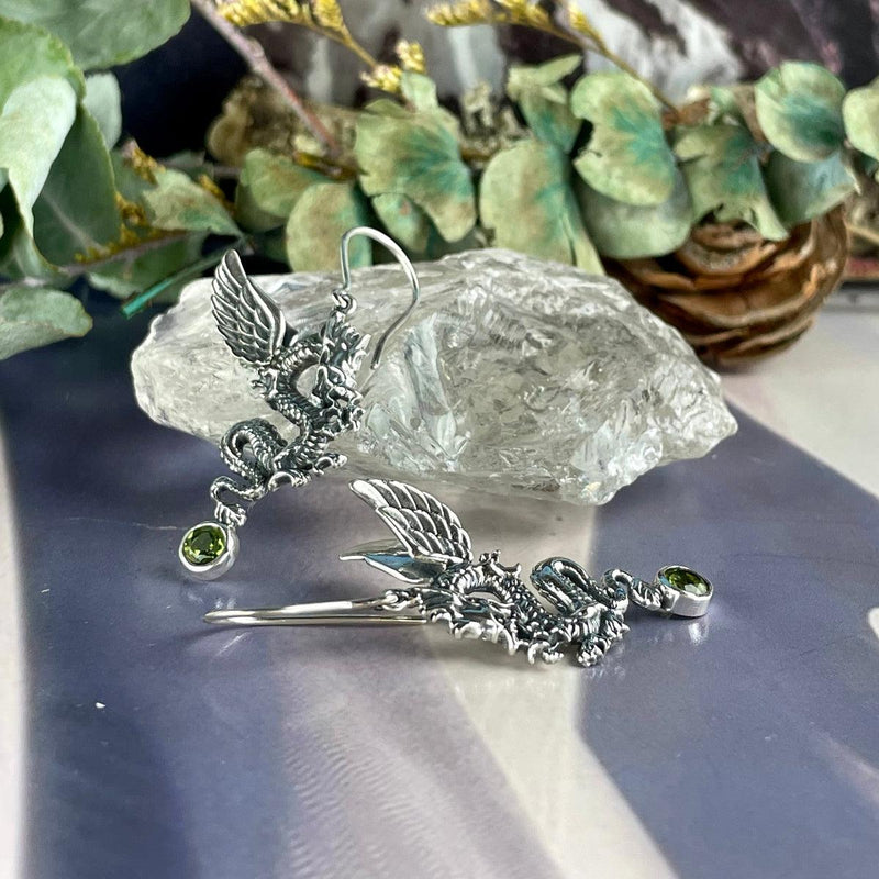 Mythical Creature Crystal Earrings