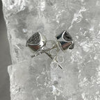 Tourmalated Quartz Sterling Silver Studs