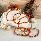 Carnelian Beaded Bracelet