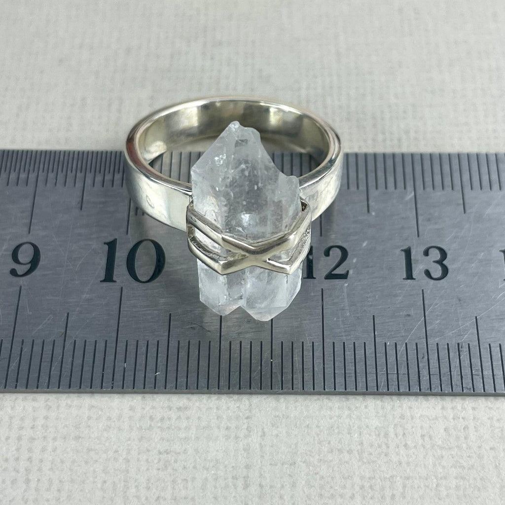 Tibetan Quartz Large Size Ring