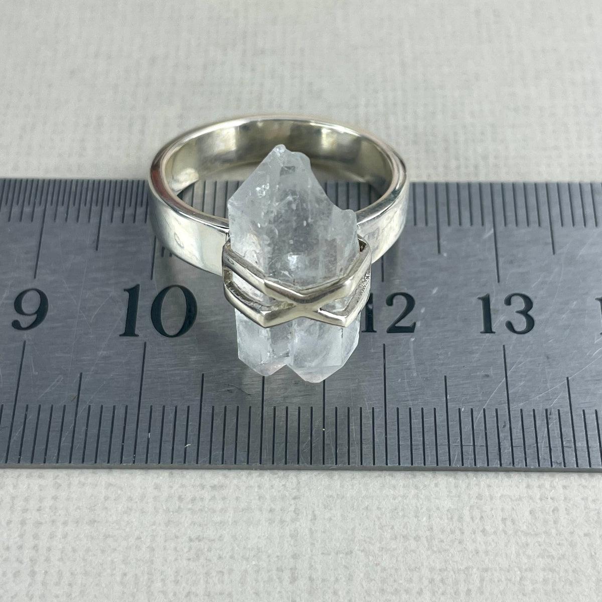 Tibetan Quartz Large Size Ring