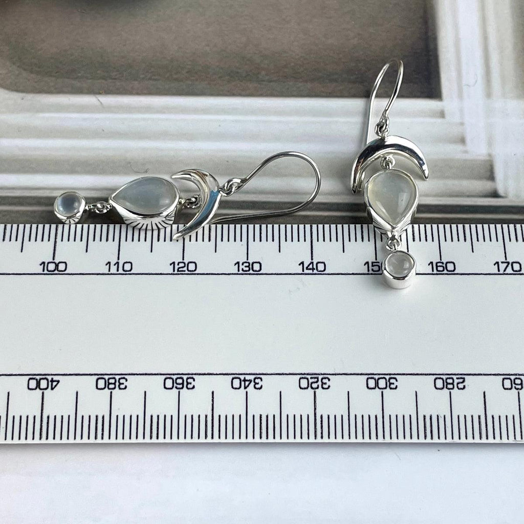 Lunar Crystal Earrings