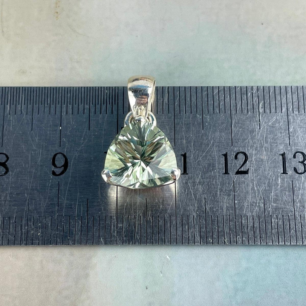 Pastel Green Crystal Necklace