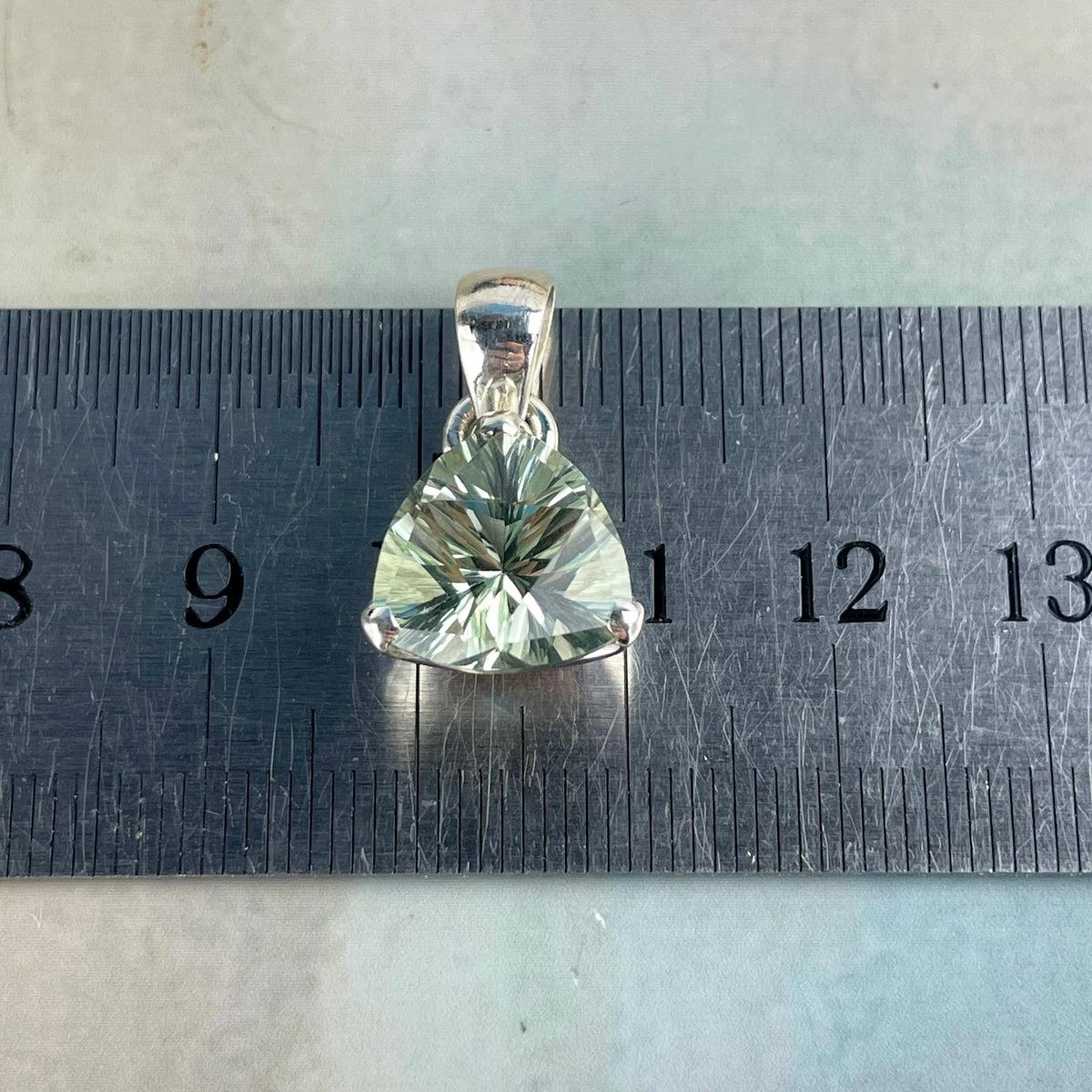 Pastel Green Crystal Necklace