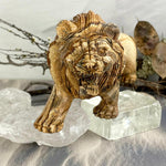 Lion Crystal Carving