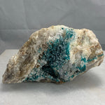 Dioptase with Druzy Natural Raw Crystal