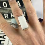 Modern Onyx Ring