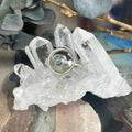 Aquamarine Spiral Ring