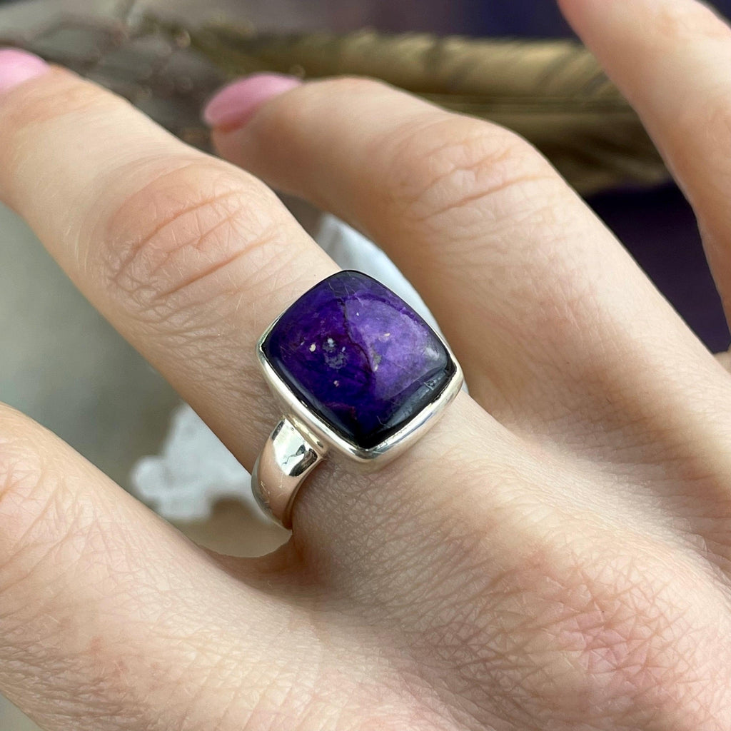 Purple Crystal Ring