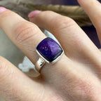 Purple Crystal Ring