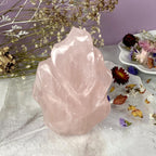 Rose Quartz Crystal Flames 12cm - 19cm