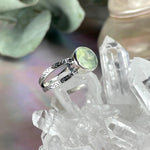 Pale Green Gemstone Ring