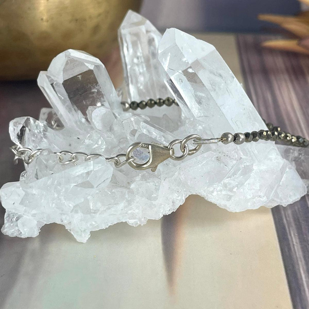 Metallic Bead Necklace