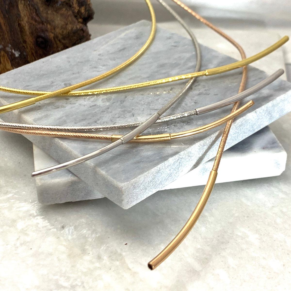 Omega Diamond Cut Necklace