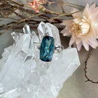 Oblong Crystal Ring
