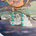 Amazonite Triple Drop Earrings