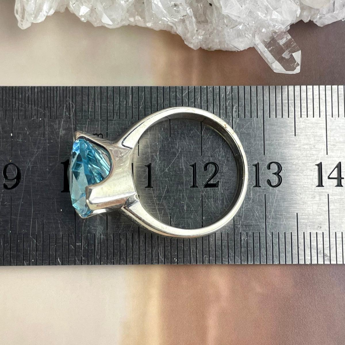 Blue Crystal Ring