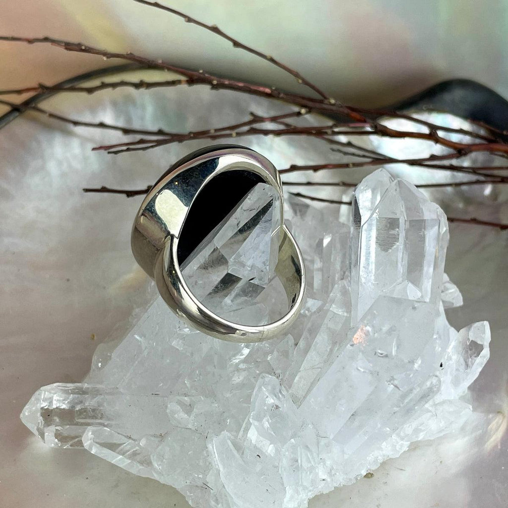 Rainbow Obsidian Assorted Shape Rings