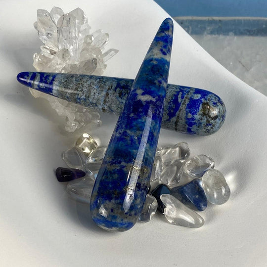 Lapis Lazuli Massage Wands 9 cm