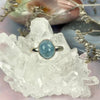 Aquamarine Oval Shaped Ring