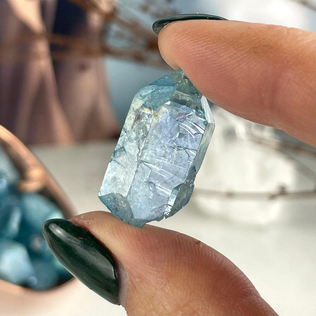 Aqua Aqua Crystal Double Points