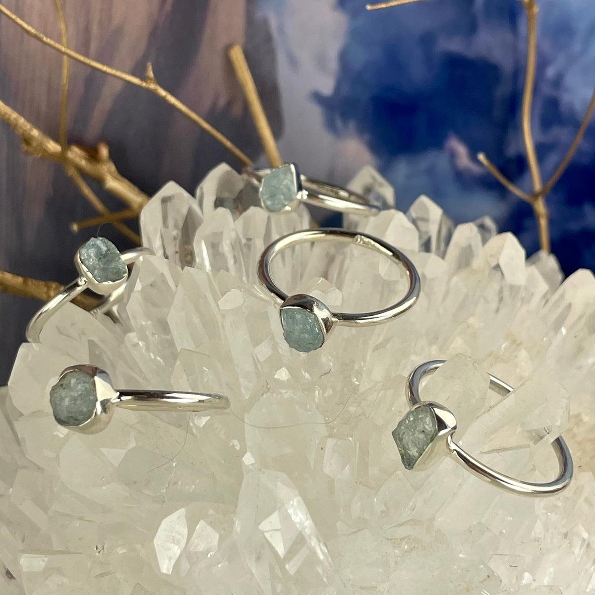 March Birthstone Ring