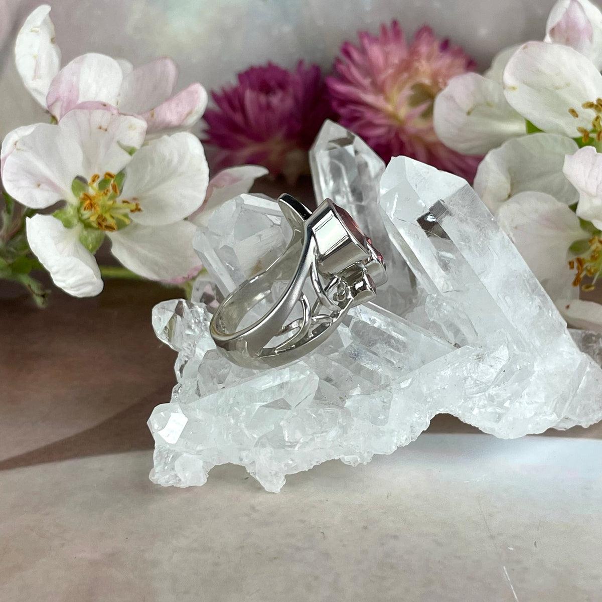 Contemporary Pink Tourmaline Ring