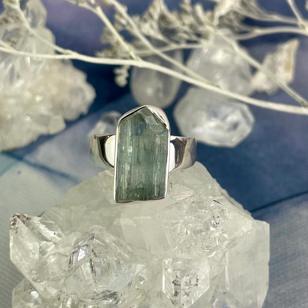 High Grade Aquamarine Ring
