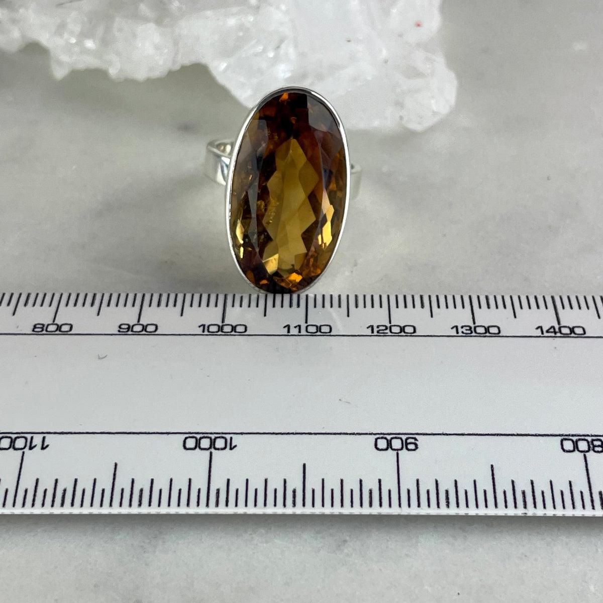 Citrine Sterling Silver Ring