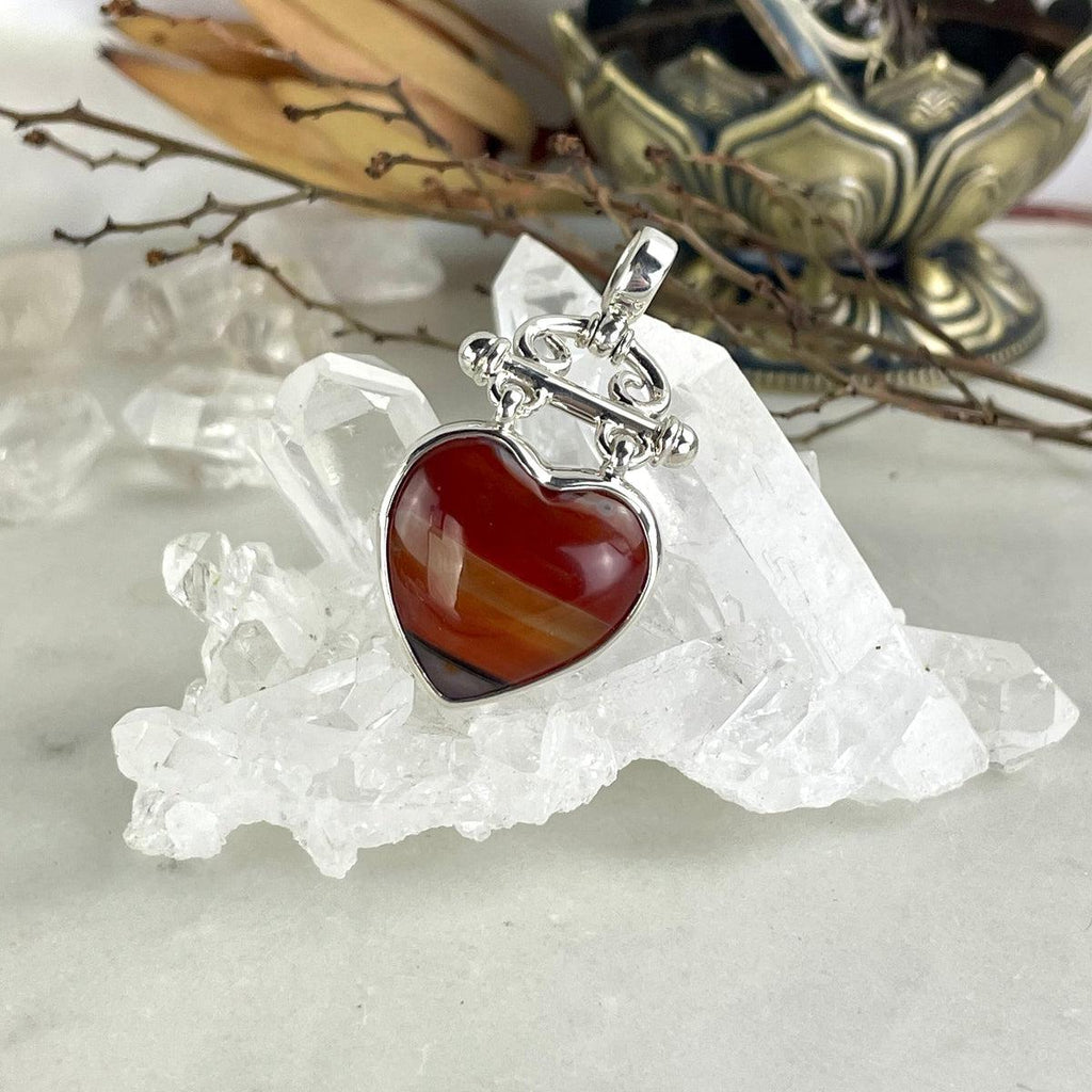 Carnelian Silver Pendant
