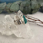 Green Crystal Cluster Ring
