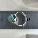 Sterling Silver Raw Aquamarine Ring