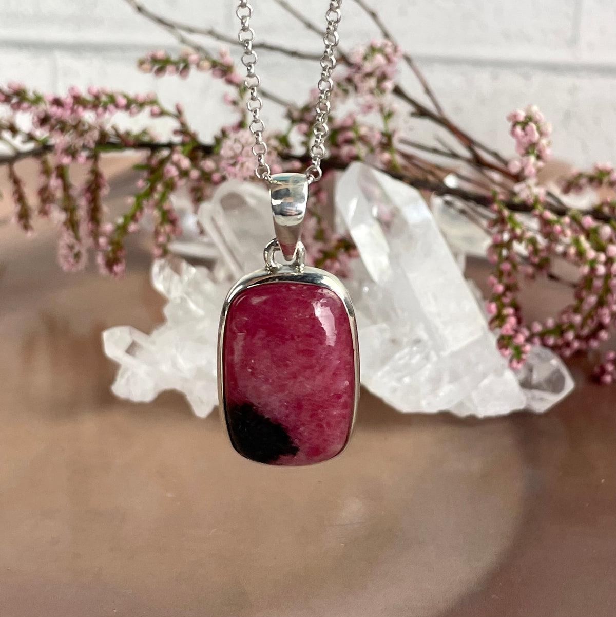 Men's Rhodonite Pendant