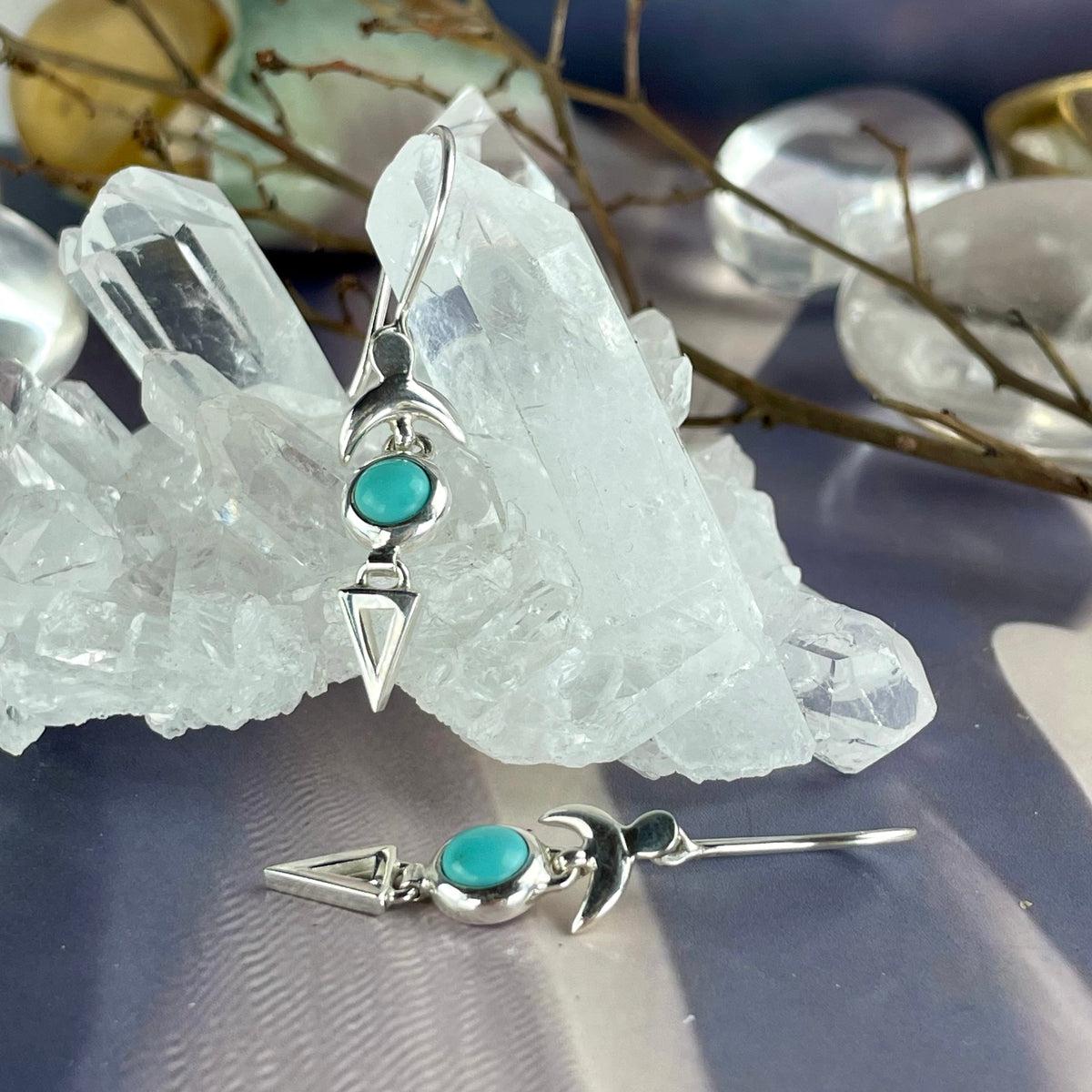 925 Silver Turquoise Earrings