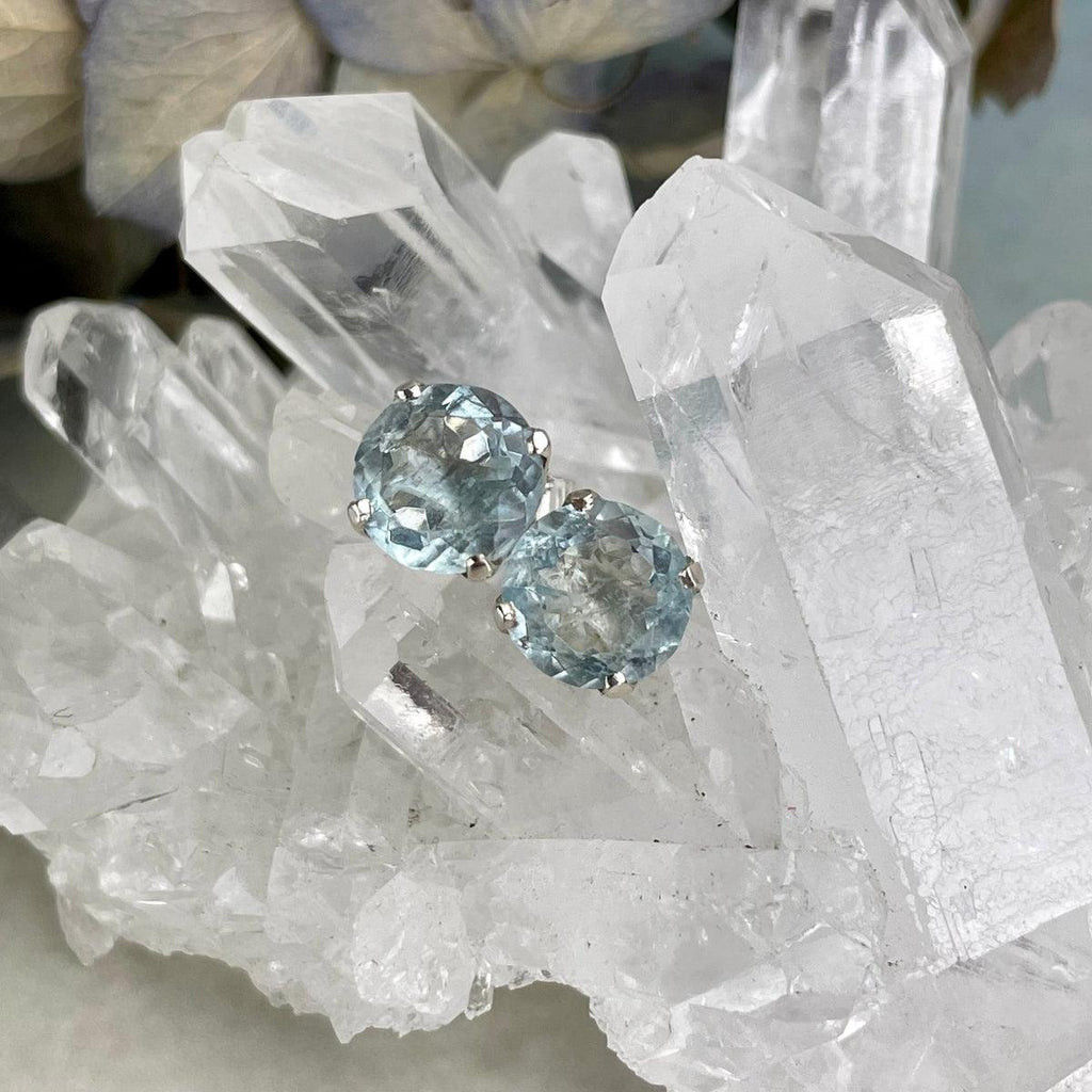 Sterling Silver Crystal Earrings