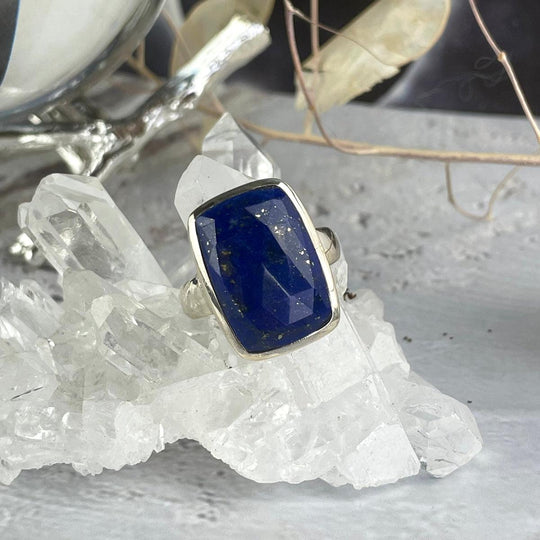 Lapis Lazuli Rectangle Ring