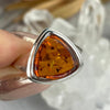Baltic Amber Triangle Ring