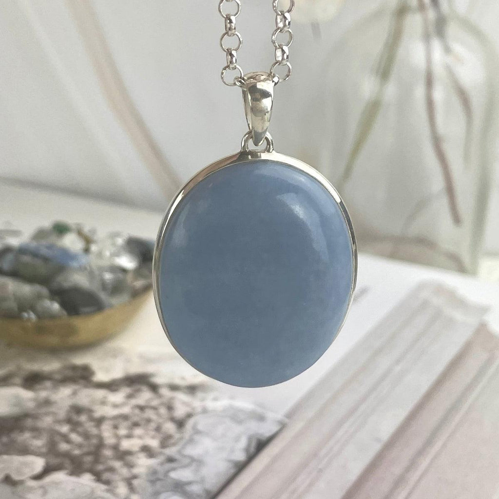 Pale Blue Crystal Pendant