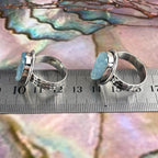 Rough Crystal Silver Ring
