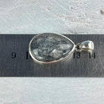 Grey Black Crystal Pendant